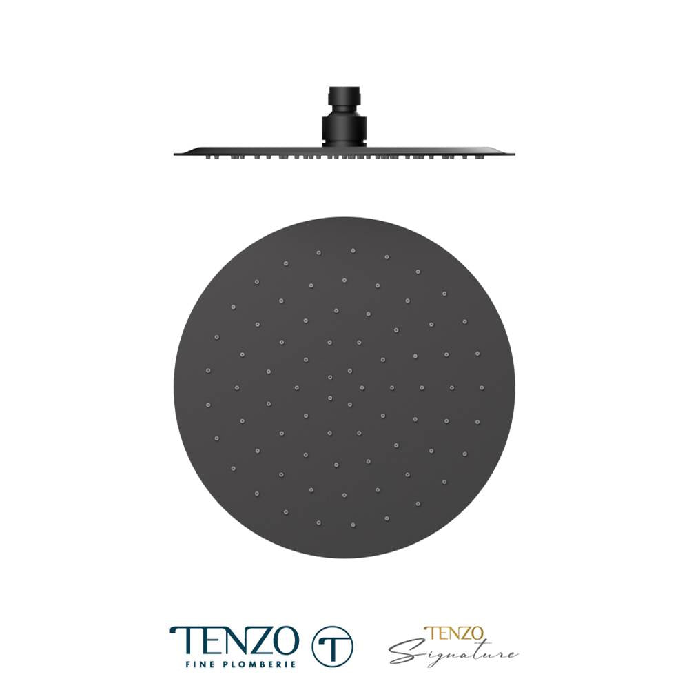 Tenzo SSTS-10-R Shower Head Round 25CM Stainless Steel 2MM