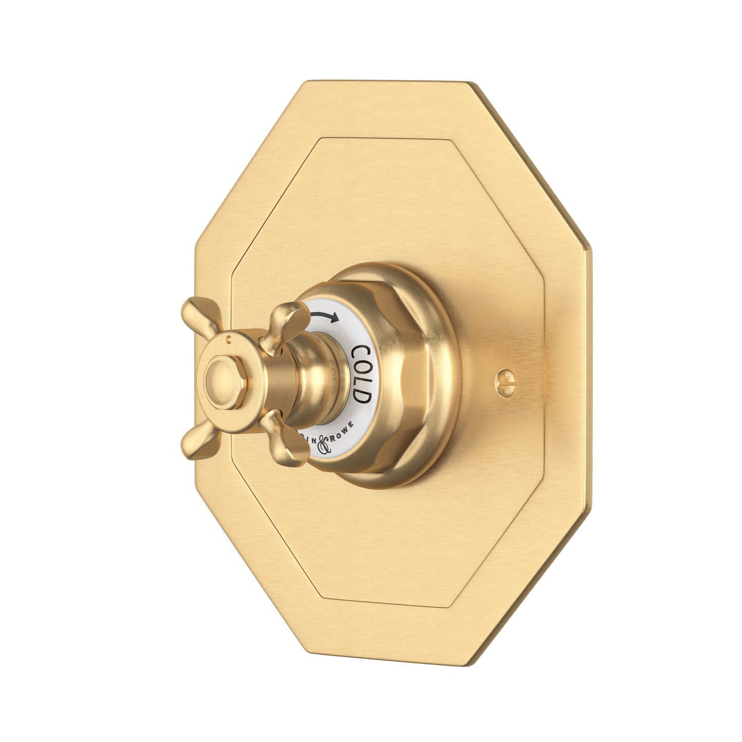 Perrin & Rowe U.5586 Edwardian 3/4" Octagonal Thermostatic Trim Without Volume Control