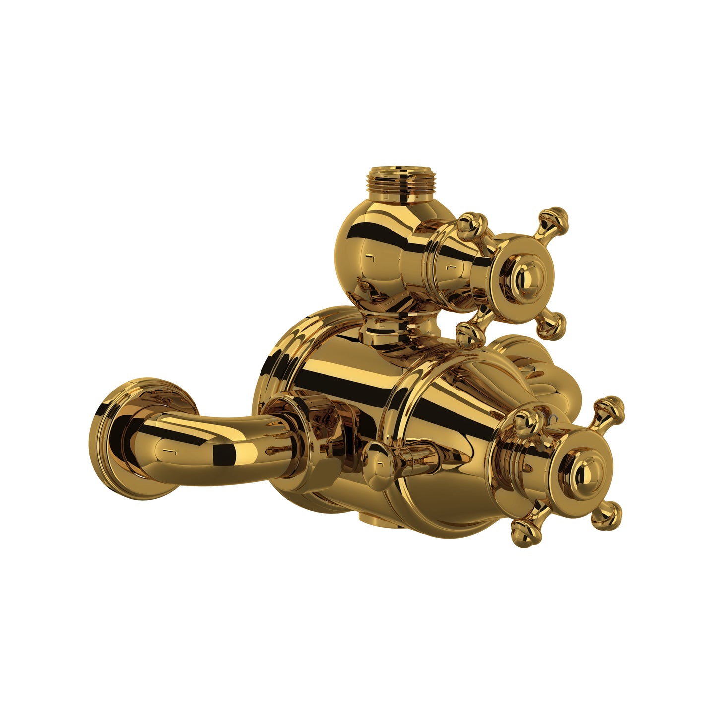 Perrin & Rowe U.5752 Georgian Era 3/4" Exposed Therm Valve With Volume And Temperature Control