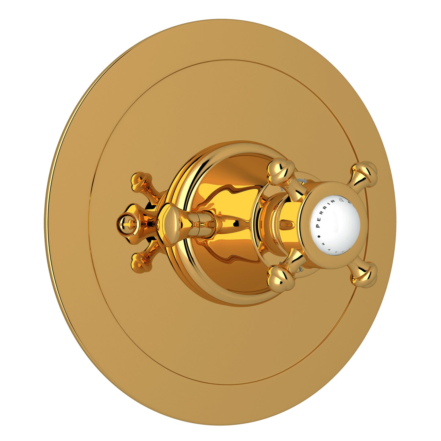 Perrin & Rowe U.5786 Georgian Era 3/4" Round Thermostatic Trim Without Volume Control