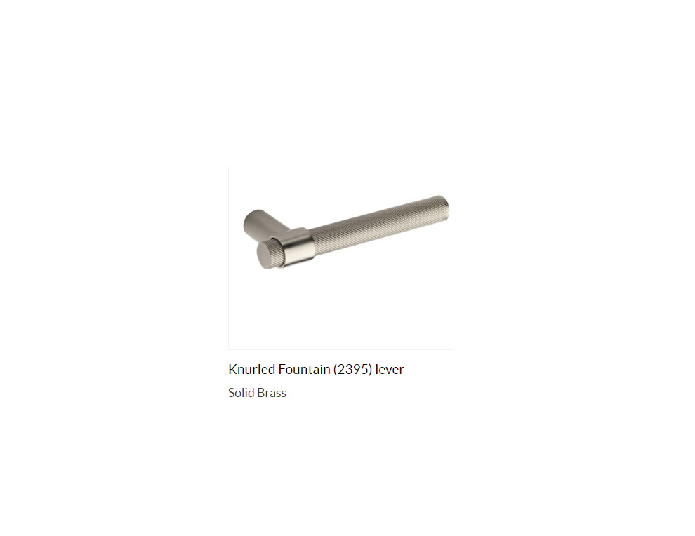 Ashley Norton UB.2395.30.L.4/9-234 Knurled Fountain Passage - Satin Nickel/Polished Chrome