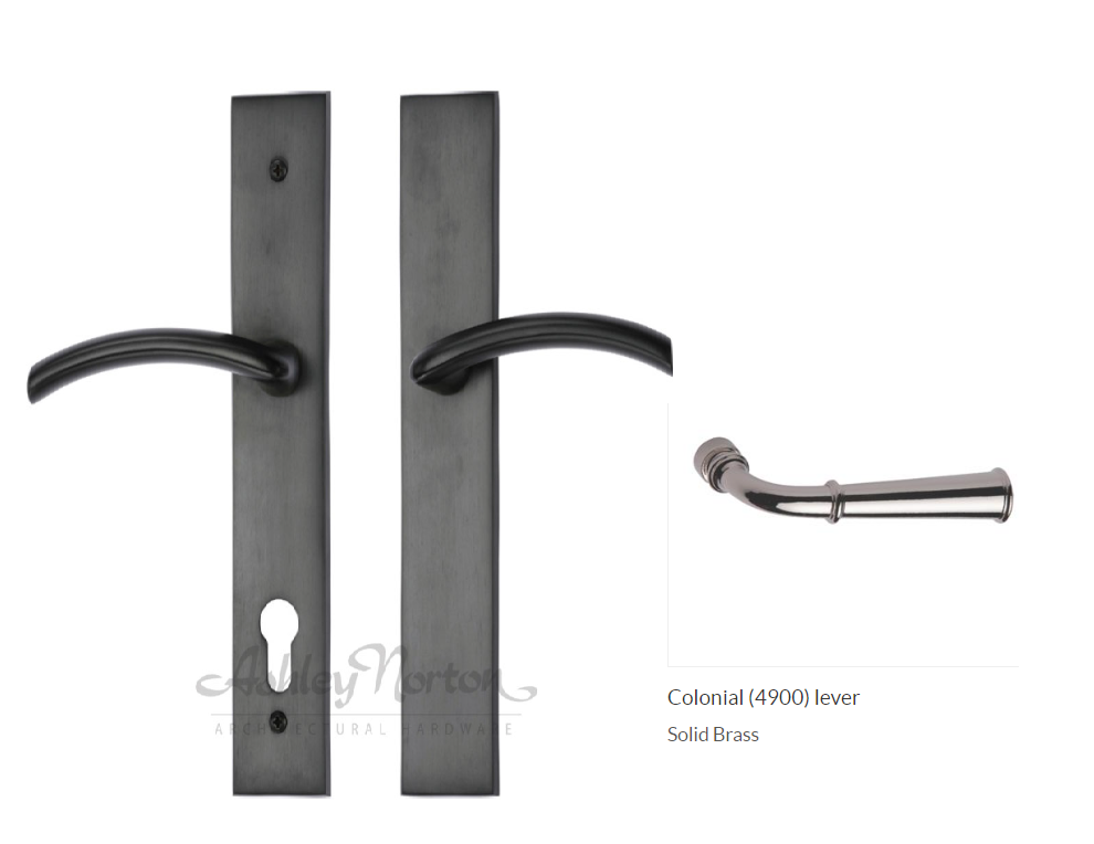 Ashley Norton UBEU4.6225.58.R.4 Lugano Euro patio - Satin Nickel
