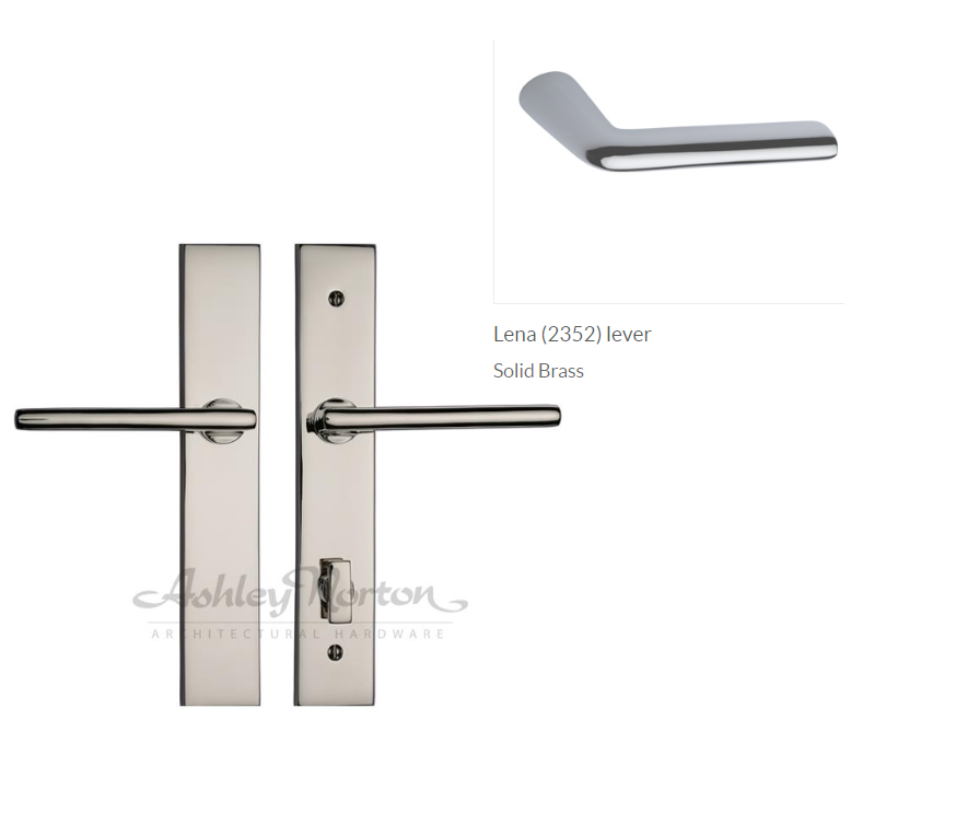 Ashley Norton UBLP4.2352.53.L.4 Lena US Lever High Patio - Satin Nickel