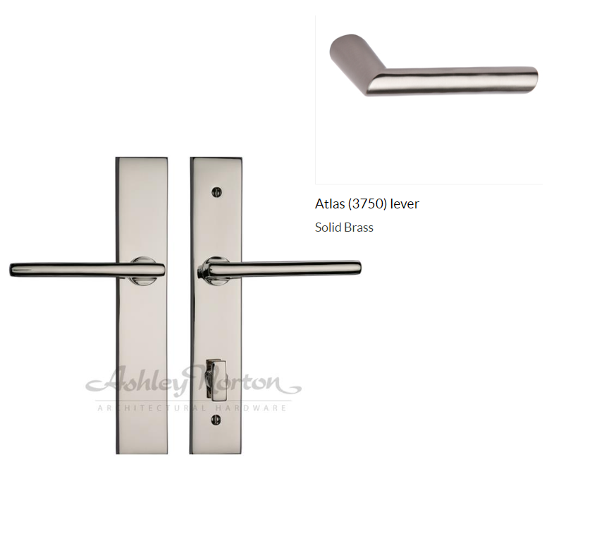 Ashley Norton UBLP4.3750.55.R.8 Atlas US Lever High Entry - Dark Oil Rubbed