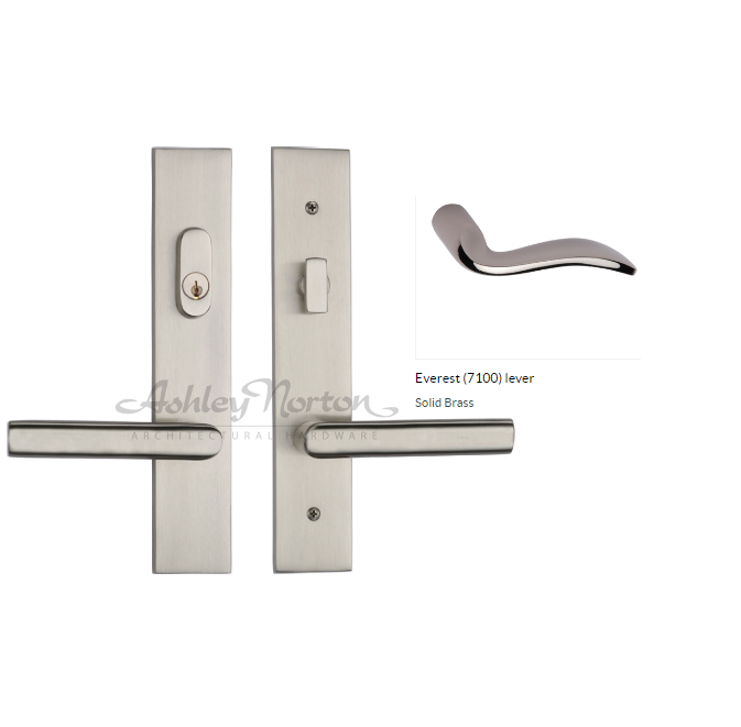 Ashley Norton UBMR4.7100.55.L.4 Everest Ashland Entry - Satin Nickel