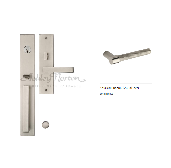 Ashley Norton UBSGL.2385.10.L.BK Knurled Phoenix GxL Entry - Flat Black