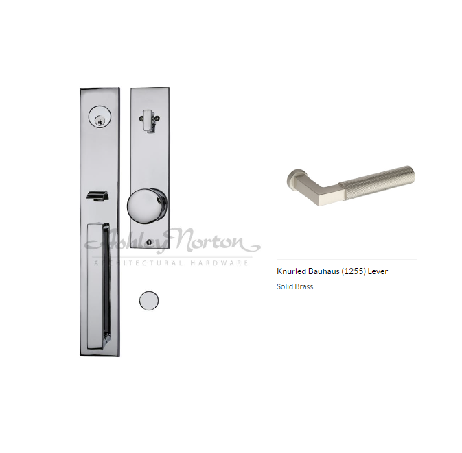 Ashley Norton UBTUB.1255.42.L.4 Knurled Bauhaus GxL Dummy - Satin Nickel