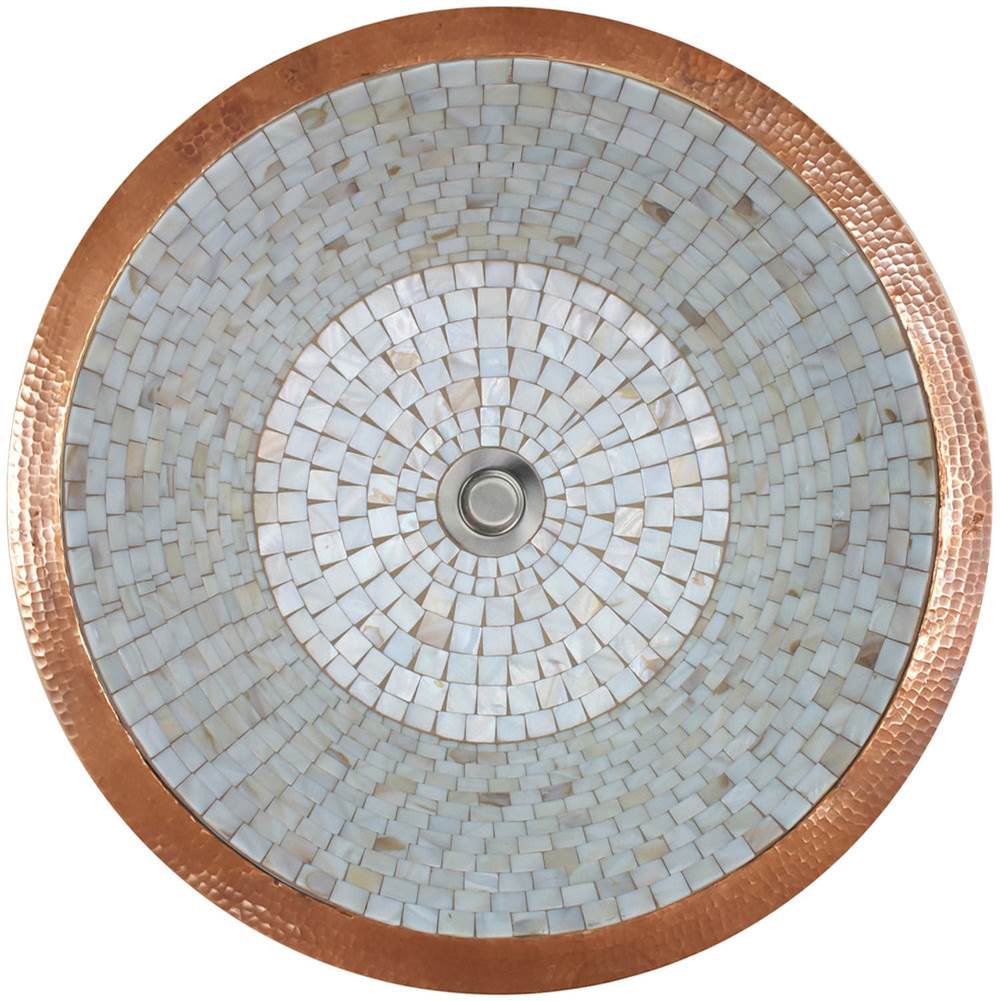 Linkasink V001 Round Flat Bottom Mosaic Small