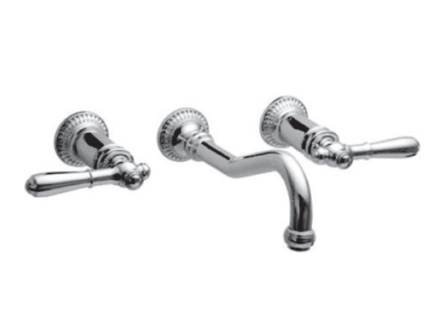 Vissoni V1327PE-TM 10 Wall Mount Widespread Lavatory - Uses WM-0020 valve - Parent