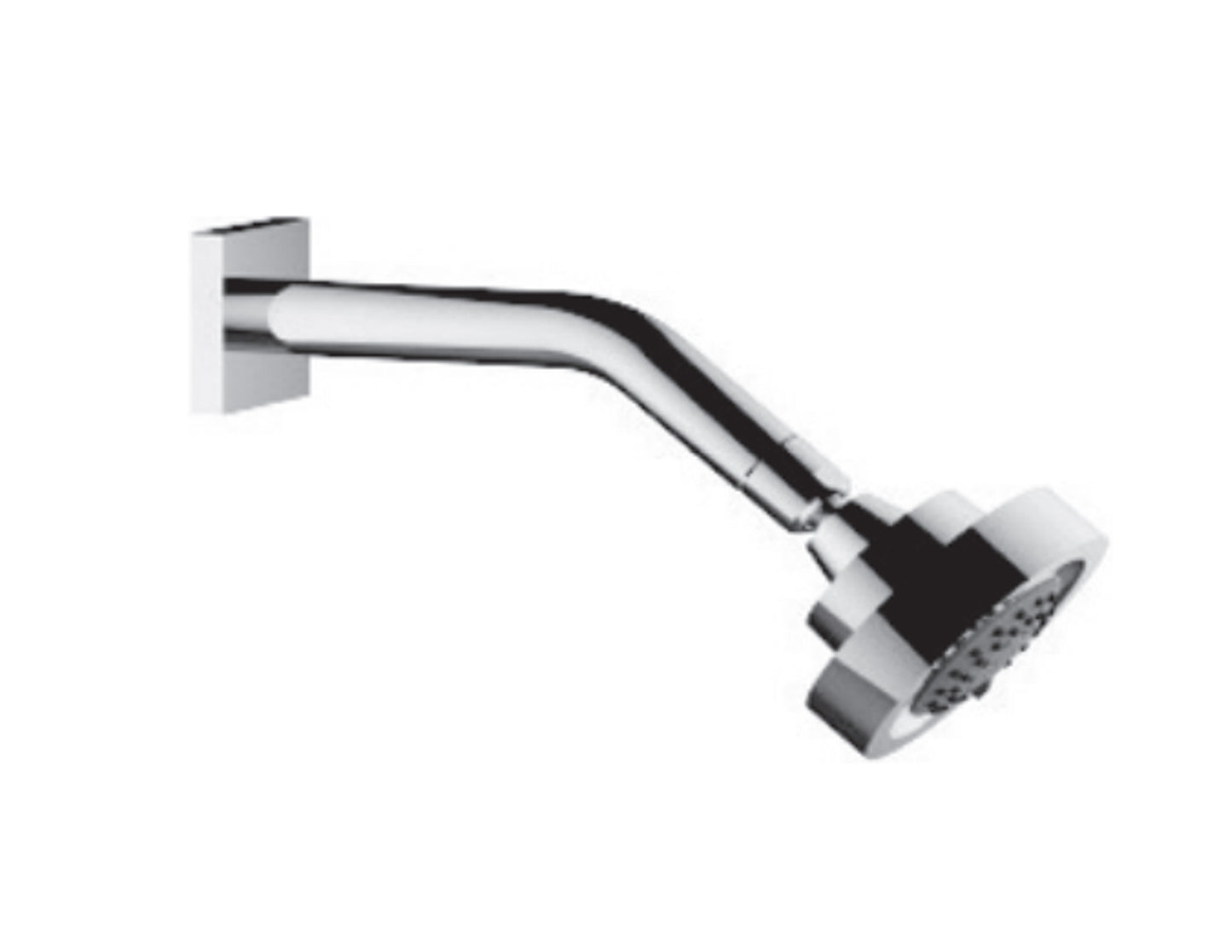 Vissoni V157915 Multifunction Shower Head w/Arm and Flange - Parent