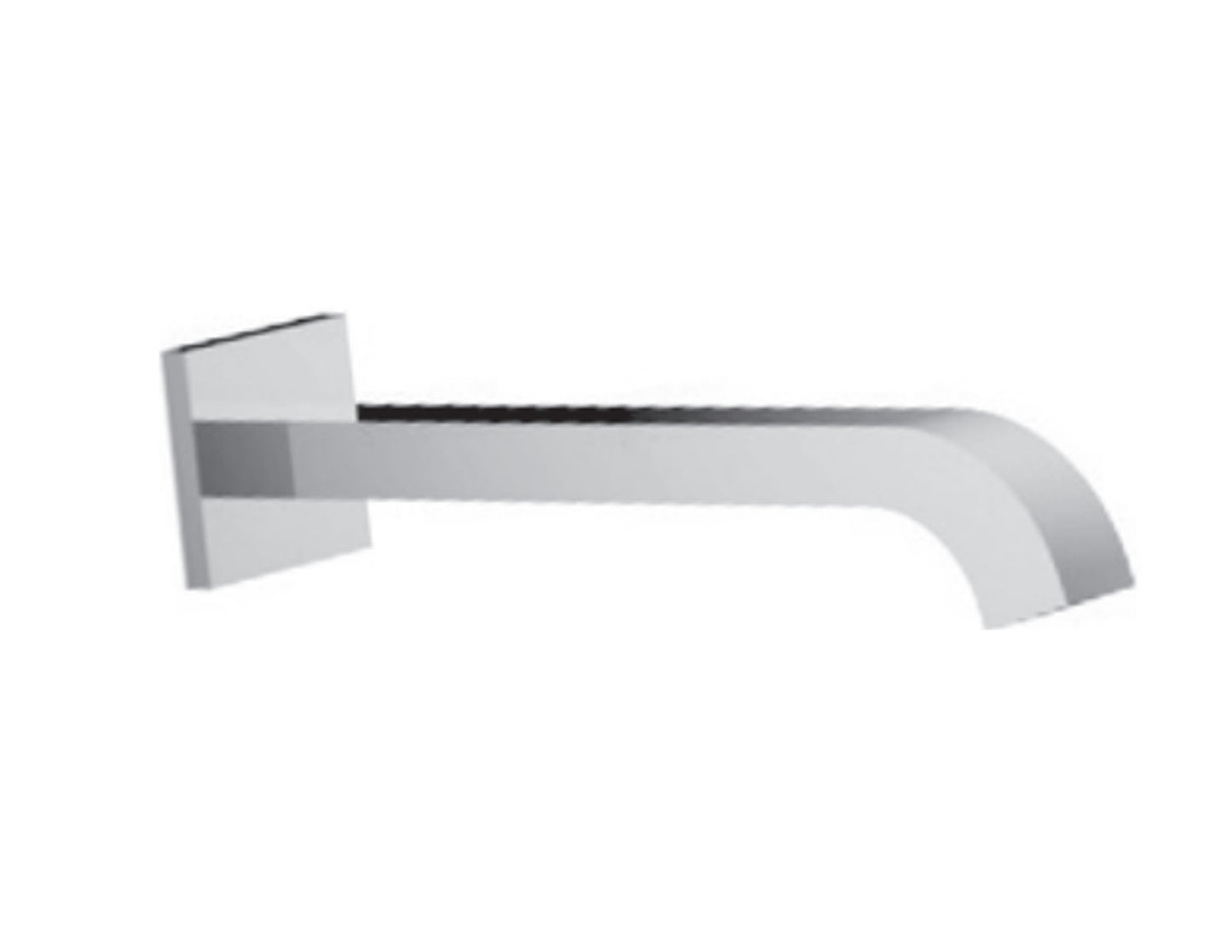 Vissoni V158631 10 Wall mount shower arm and flange (Zeo) - Parent