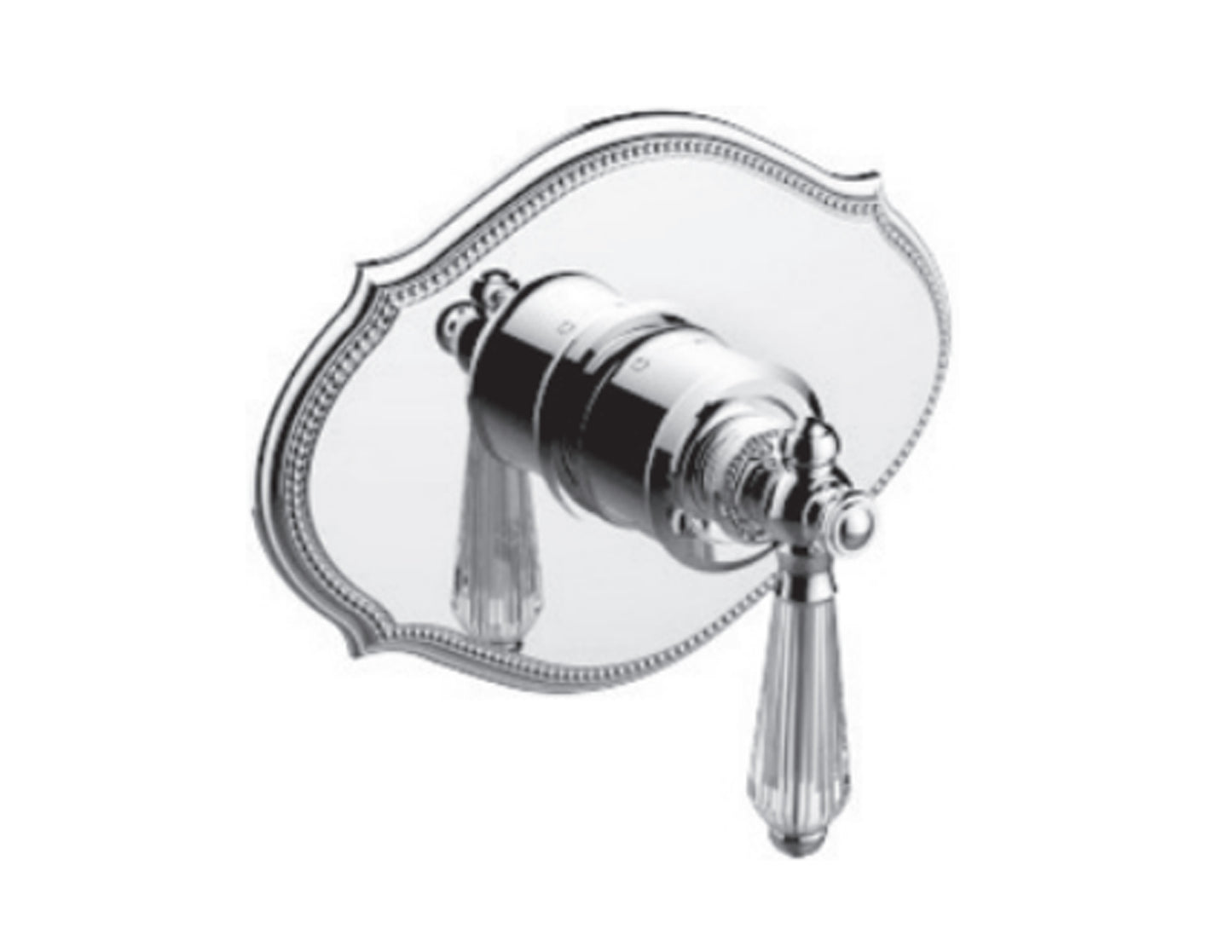 Vissoni V7093GC-TM 3/4 Thermostatic Trim - Uses TH-6300 valve - Parent