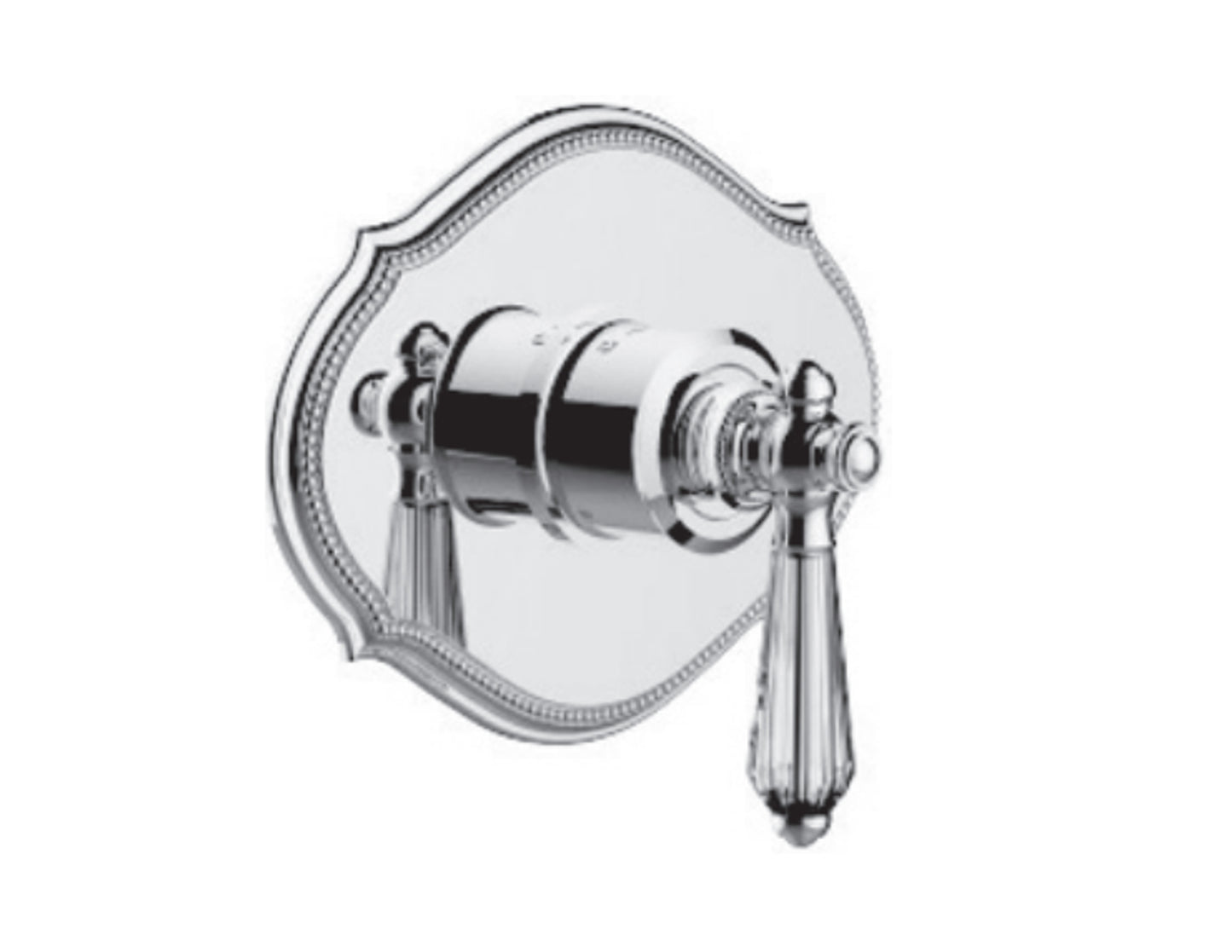Vissoni V7093PC-TM 3/4 Thermostatic Trim - Uses TH-6300 valve - Parent
