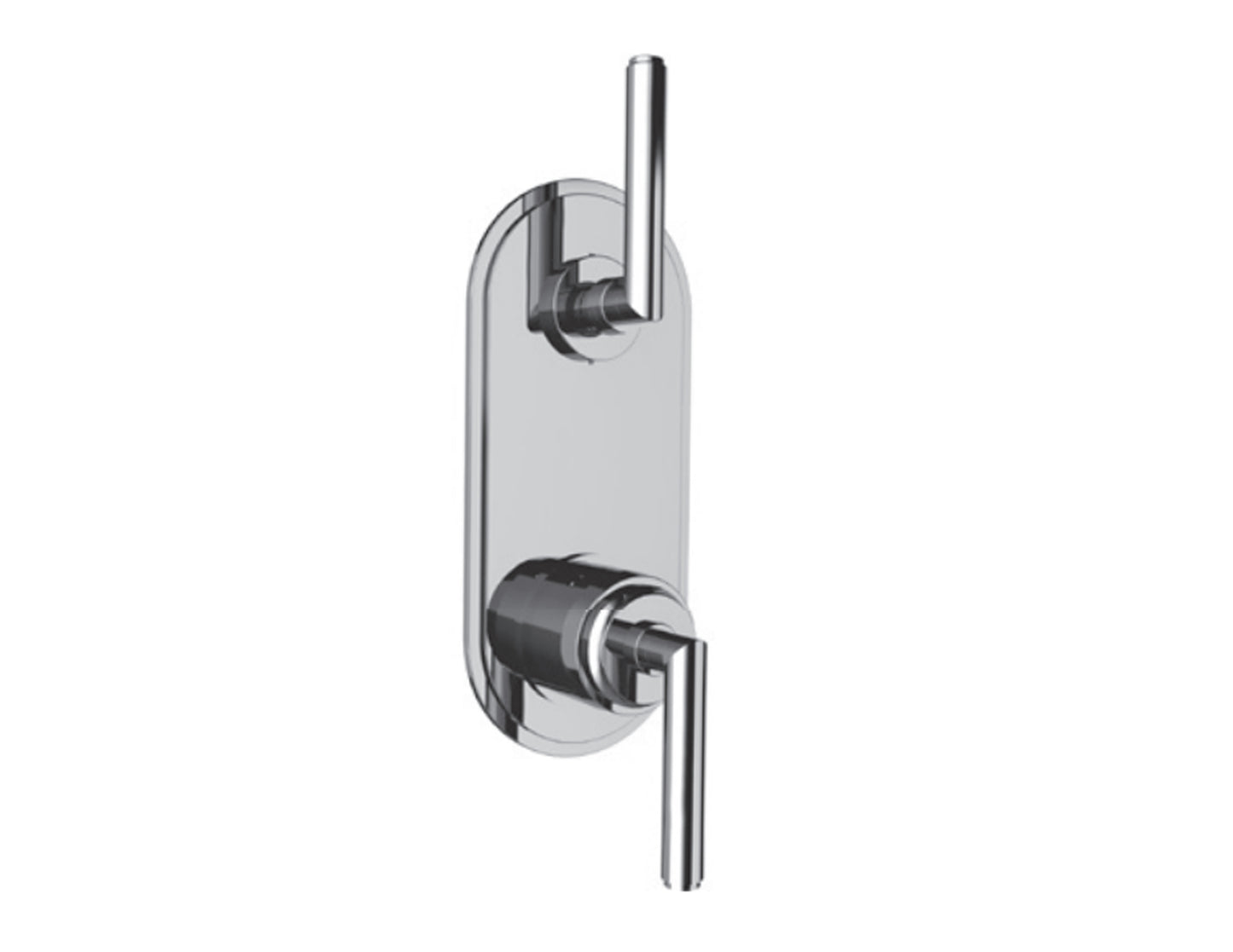 Vissoni V7095GU-TM 1/2 Thermostatic Trim w/1-Way Volume Confrol - Uses TH-9010 valve - Parent