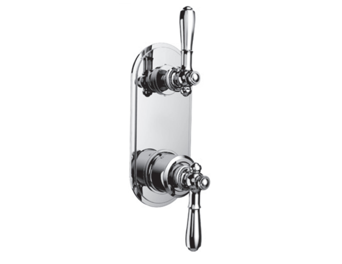 Vissoni V7095PE-TM 1/2 Thermostatis Trim w/1-Way Volume Control - Uses TH-9010 valve - Parent