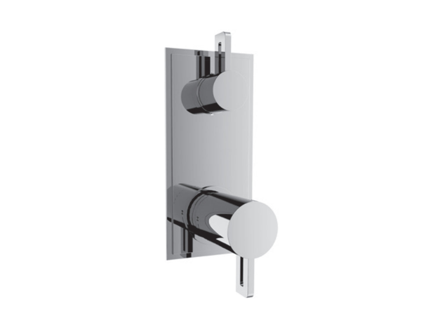Vissoni V7095SL-TM 1/2 Thermostatic Trim w/1-Way Volume Control - Uses TH-9010 valve - Parent