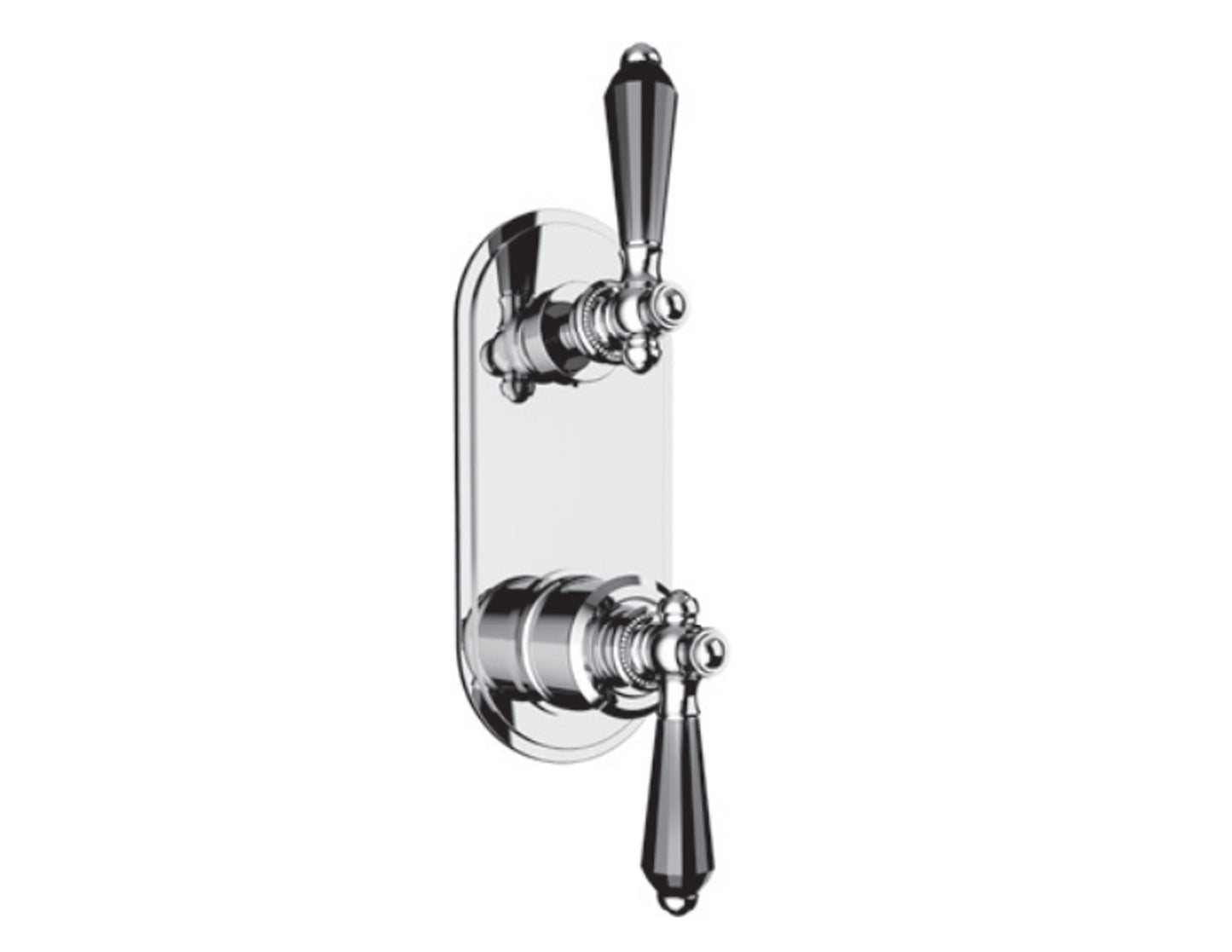 Vissoni V7096BC-TM 1/2 Thermostatic Trim w/2-Way Diverter (shared) - Uses TH-9212 valve - Parent