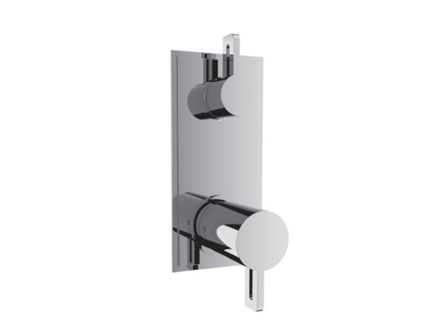 Vissoni V7096SL-TM 1/2 Thermostatic Trim w/2-Way Diverter (shared) - Uses TH-9212 valve - Parent