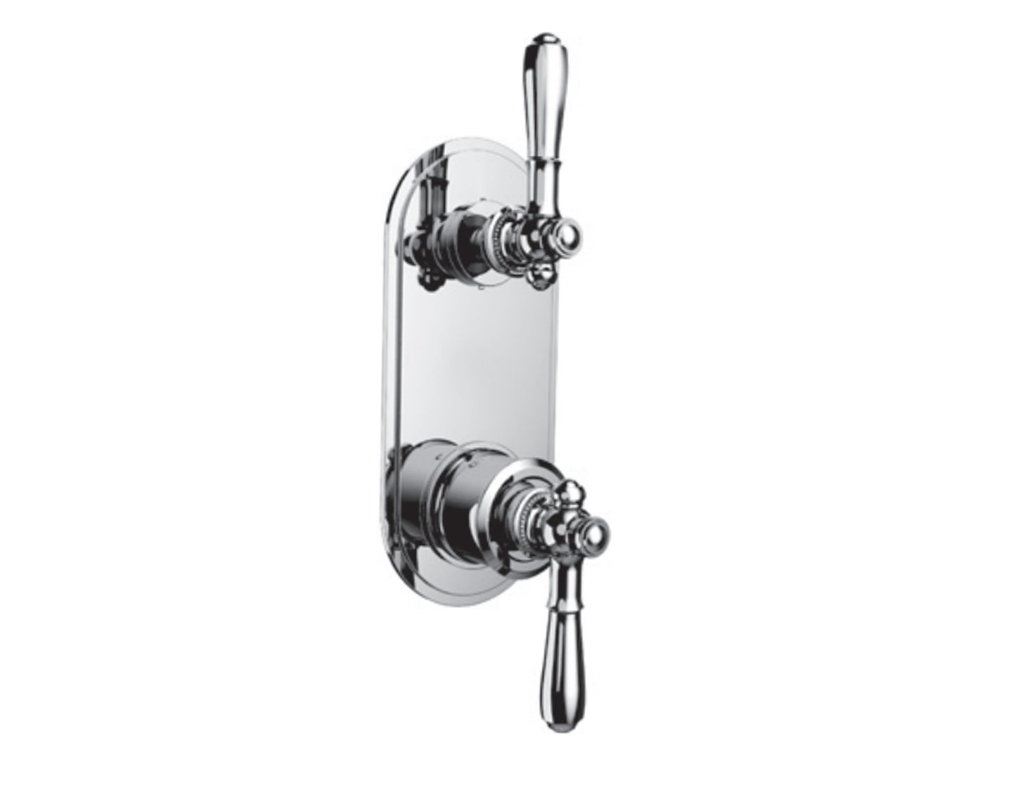 Vissoni V7097PE-TM 1/2 Thermostatic Trim w/2-Way Diverter (non-shared) - Uses TH-9210 valve - Parent