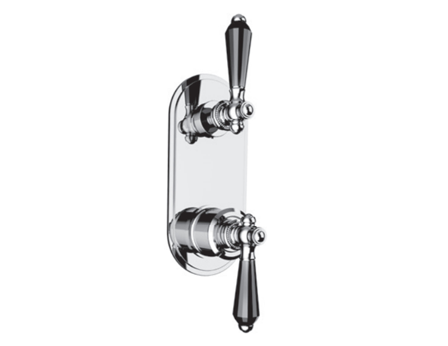 Vissoni V7098BC-TM 1/2 Thermostatic Trim w/3-Way Diverter (shared) - Uses TH-9313 valve - Parent