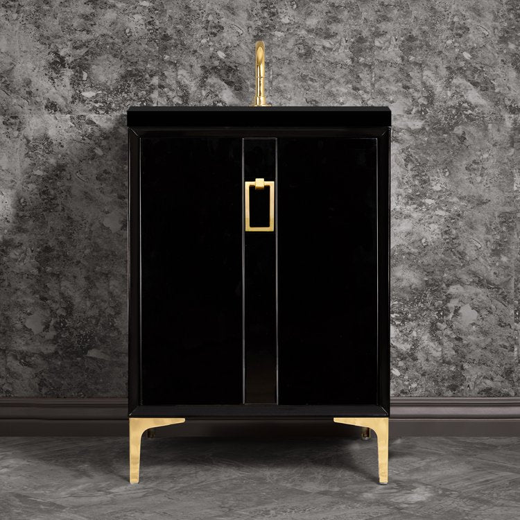 Linkasink VAN24B-008 Tuxedo With Coach Pull 24 Wide Vanity, 24 X 22 X 33.5 (Without Vanity Top) - Parent