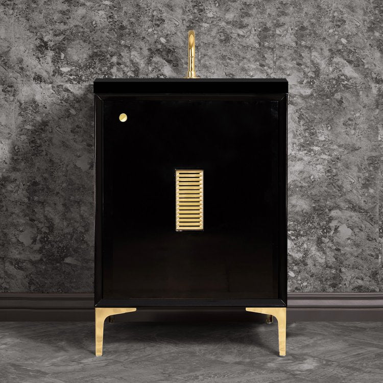 Linkasink VAN24B-013 Frame With Louver Grate 24 Wide Vanity, 24 X 22 X 33.5 (Without Vanity Top) - Parent