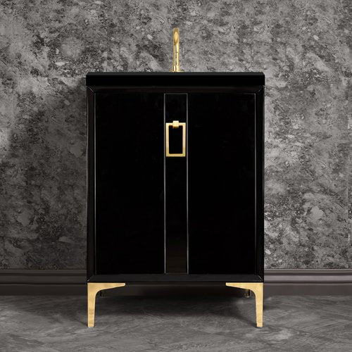 Linkasink VAN30B-008 Tuxedo With Coach Pull 30 Wide Vanity, 30 X 22 X 33.5 (Without Vanity Top) - Parent