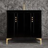 Linkasink VAN36B-009 Tuxedo With Buttons 36 Wide Vanity, 36 X 22 X 33.5 (Without Vanity Top) - Parent