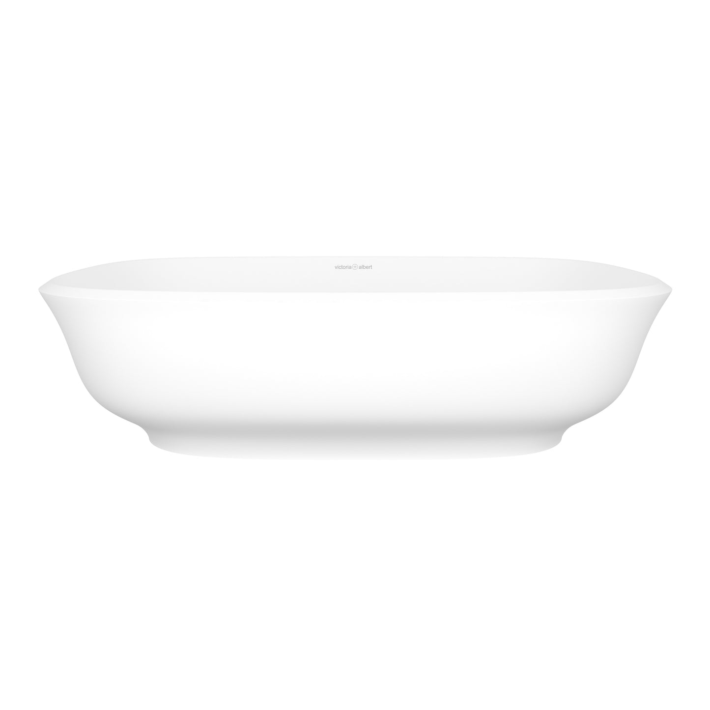 Victoria + Albert VB-AMT60M-SM-NO 24" x 16" Rounded Rectangle Vessel Lavatory Sink