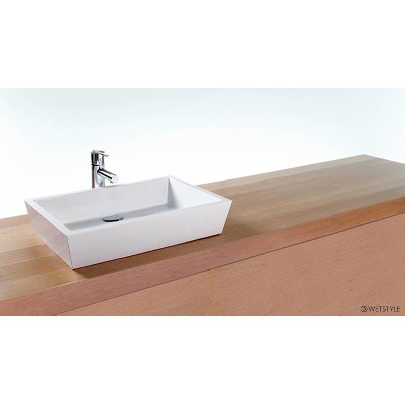 Wet Style VC821A-O-SB Lav - Cube - 21 X 15 X 4 - Above Mount Vessel - Sb O/F - Parent