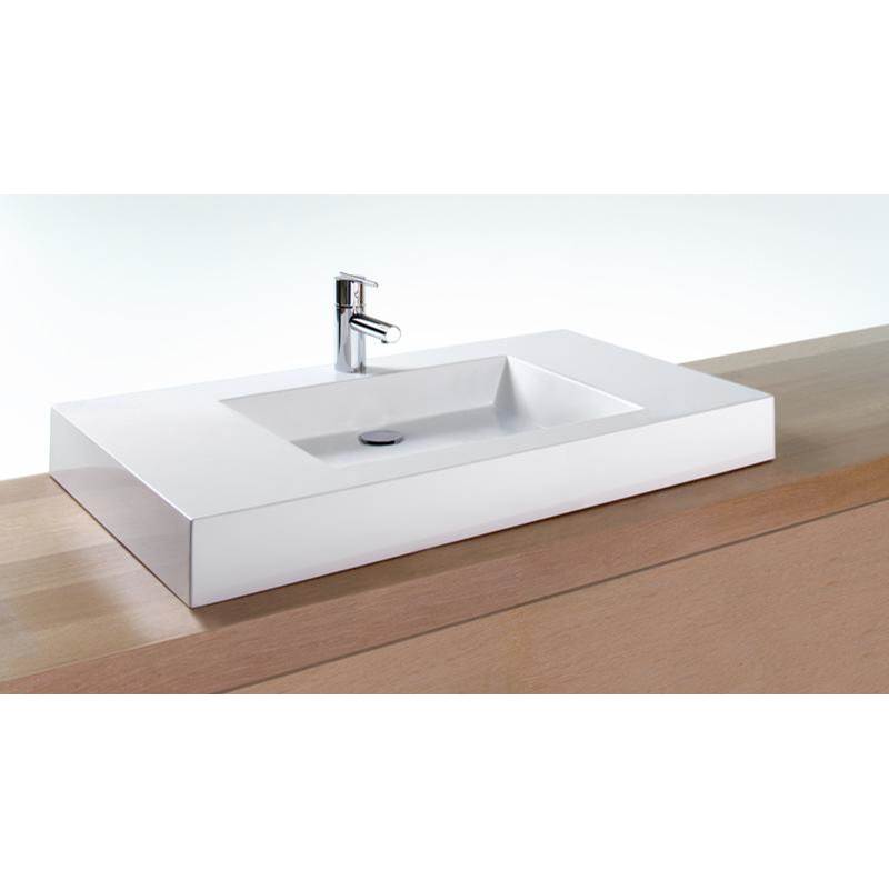 Wet Style VCM36-O-8-SB Lav - Cube Metro - 36 X 18 X 4 - Sb O/F - 3 Holes 8 C/C - Parent