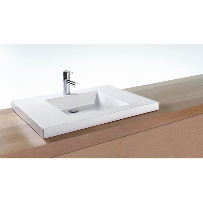 Wet Style VCMS30-O-1-BN Lav - Cube Metro - 30 X 18 X 2 - Bn O/F - 1 Hole - Parent