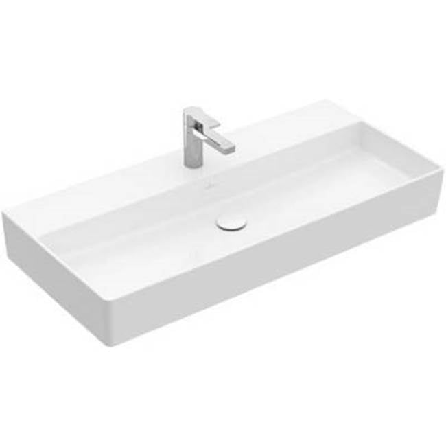 Villeroy And Boch 4A22U001 Memento 2.0 Washbasin 39 3/8 x 18 1/2 (1000 x 470 mm) ground single hole