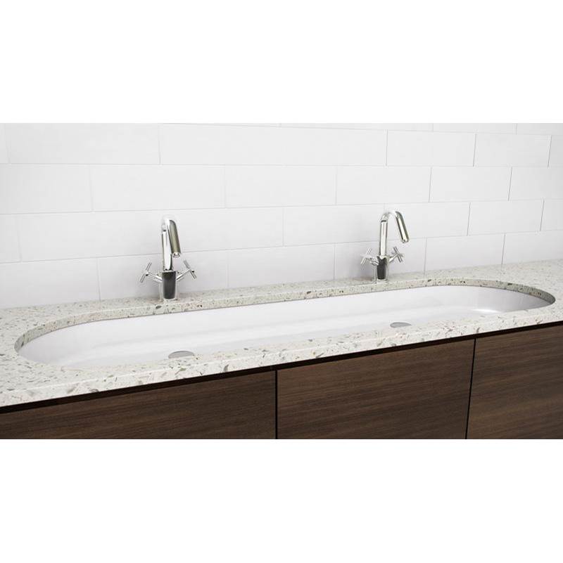 Wet Style VOV848U-O-BN Lav - Ove - 48 X 15 X 4 - Undermount Vessel - Bn O/F - Parent