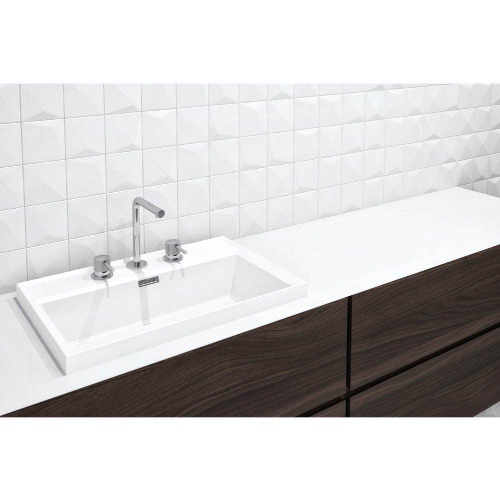 Wet Style VLBQS24-O-1-BN Lav - Lab Sq - 24 X 16 X 1.5 - Bn O/F - 1 Hole - Parent