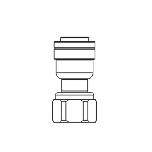 Water Inc WI-ENV-3/8-1/4-FFC Female Flare Connector