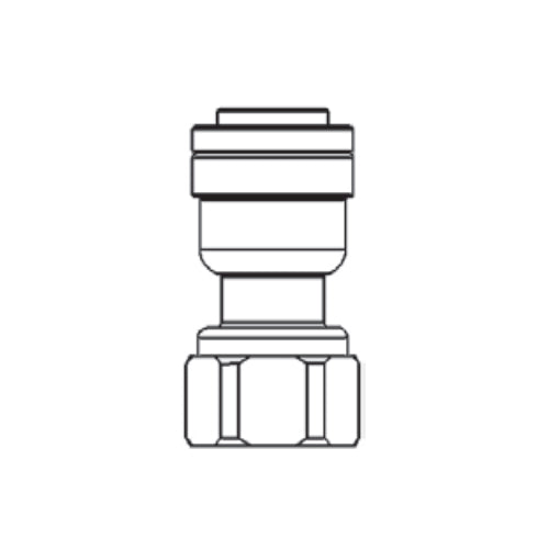 Water Inc WI-ENV-3/8-7/16-24UNS Faucet/Refrigerator Connector