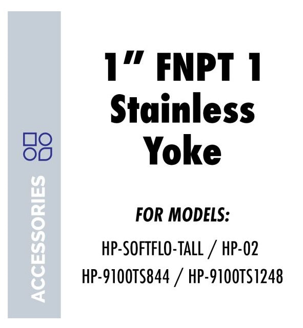 Water Inc WI-HP-W10-62014 1 FNPT 1 Stainless Yoke