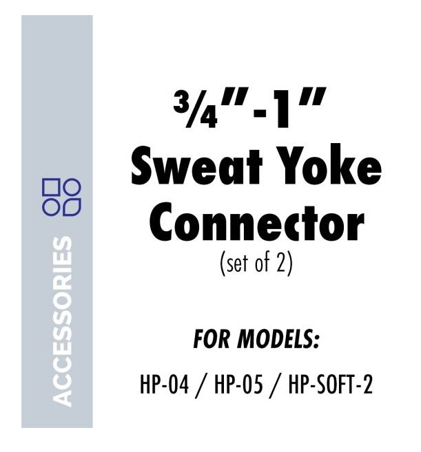 Water Inc WI-HP-W50-19916 3/4 -1 Sweat Yoke Connector