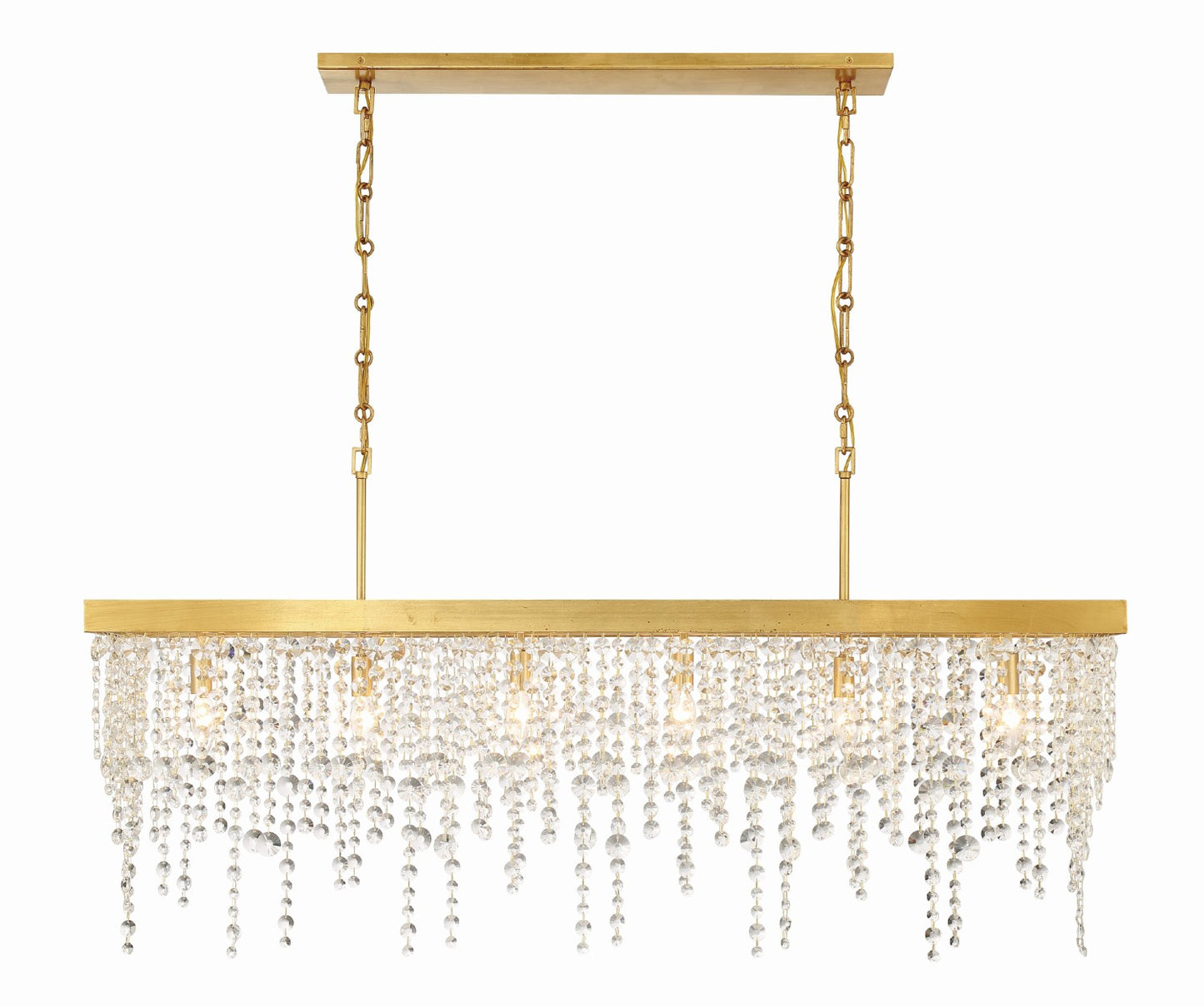 Crystorama WIN-617-CL-MWP Winham 6 Light Chandelier