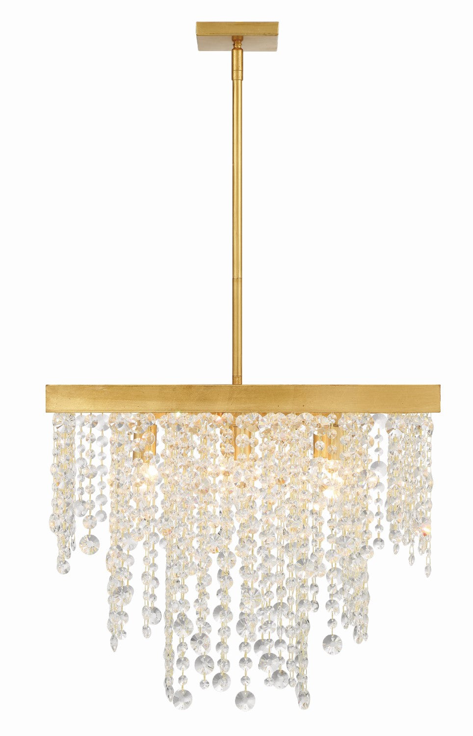 Crystorama WIN-618-CL-MWP Winham 8 Light Chandelier