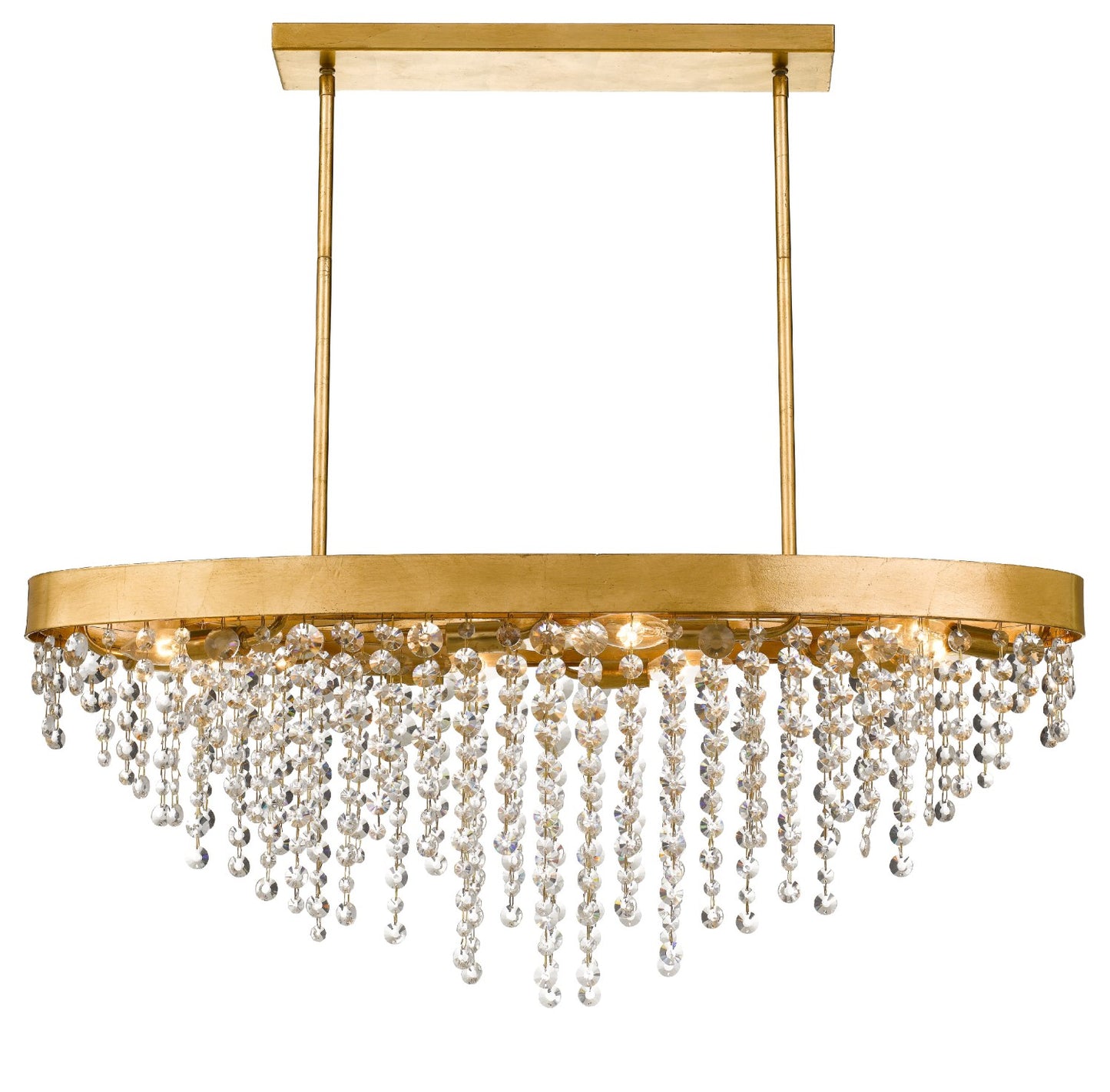 Crystorama WIN-619-CL-MWP Winham 8 Light Chandelier