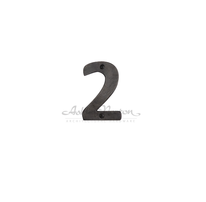 Ashley Norton WL.165 2 4" Numeral - 2 - White Bronze