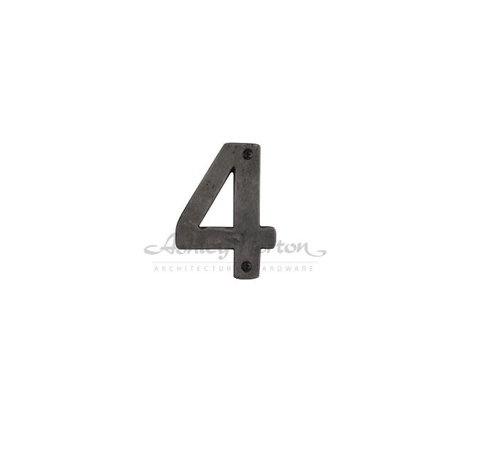 Ashley Norton WL.165 4 4" Numeral - 4 - White Bronze