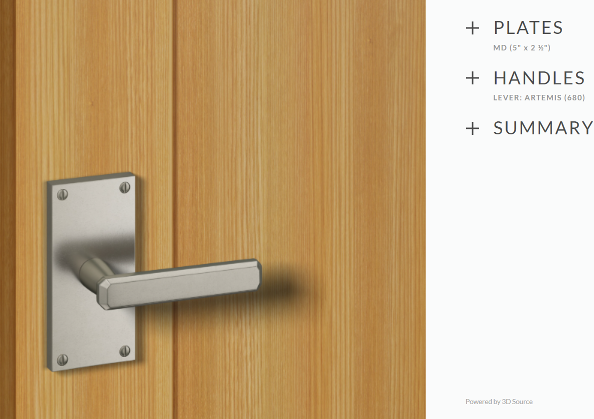 Ashley Norton WL.MD.680.36.L Artemis Gate Latch - White Bronze
