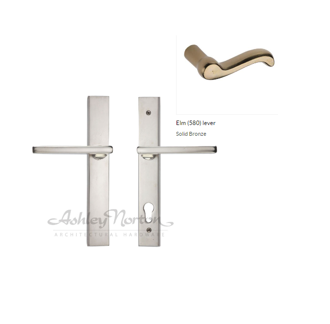 Ashley Norton WL.MDEU4.580.58.R Elm Euro patio - White Bronze