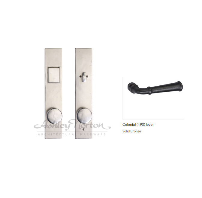 Ashley Norton WL.MDLES.490.50.L Colonial Entry - White Bronze