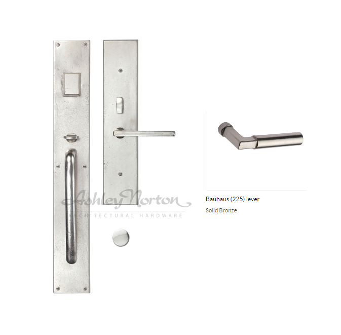 Ashley Norton WL.MDLGL.225.10.L Bauhaus GxL Entry - White Bronze