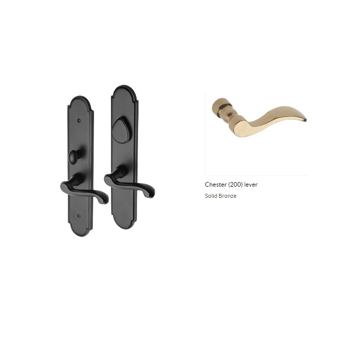 Ashley Norton WL.SPMOR.200.12.R Chester LxL Entry - White Bronze