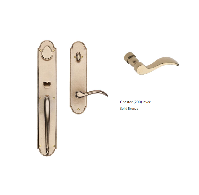 Ashley Norton WL.SPTUB.200.50.R Chester GxL Entry - White Bronze